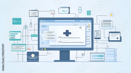 Digital Healthcare Network, Connected Devices, Medical Data