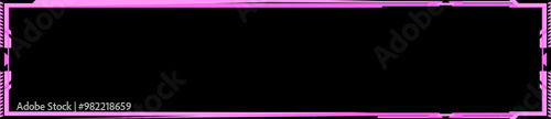 pink twitch overlay cam panel