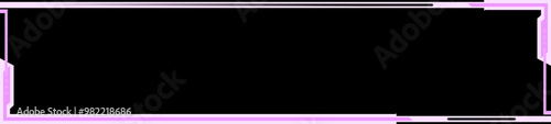pink twitch overlay cam panel