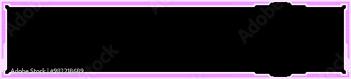 pink twitch overlay cam panel