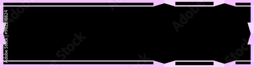 pink twitch overlay cam panel