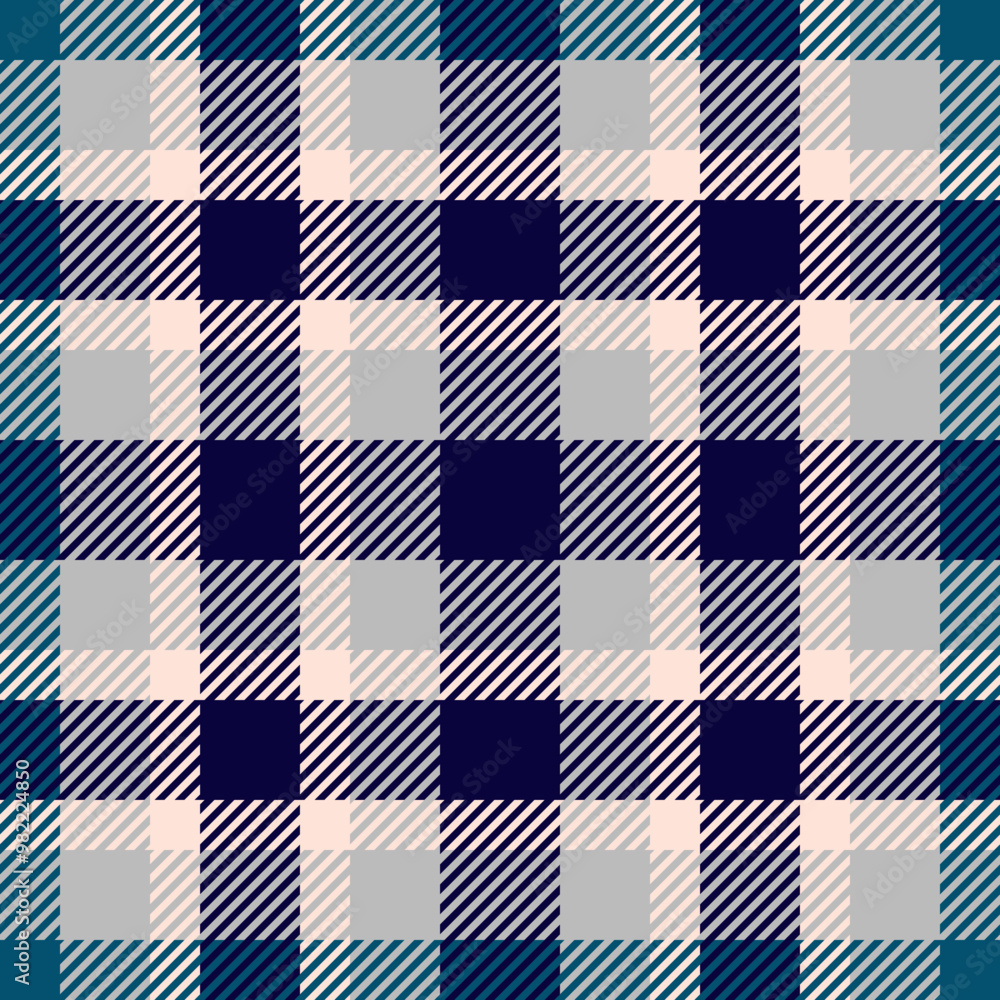 Textile design of textured plaid. Checkered fabric pattern swatch for shirt, dress, suit, wrapping paper print, invitation and gift card. Textile design of textured plaid. Checkered fabric pattern swatch for shirt, dress, suit, wrapping paper print, invitation and gift card.