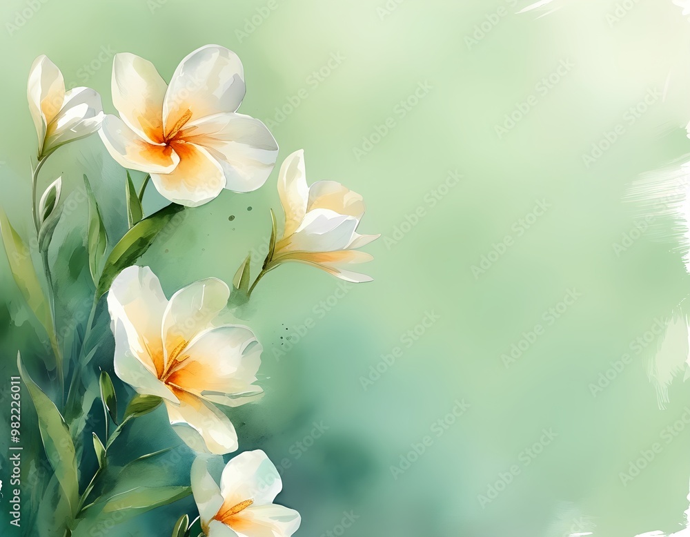 Fototapeta premium green pattern