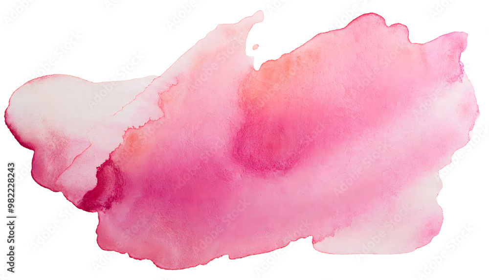 pink watercolor stain Splash. Generative AI. pink watercolor stain Splash. Generative AI.