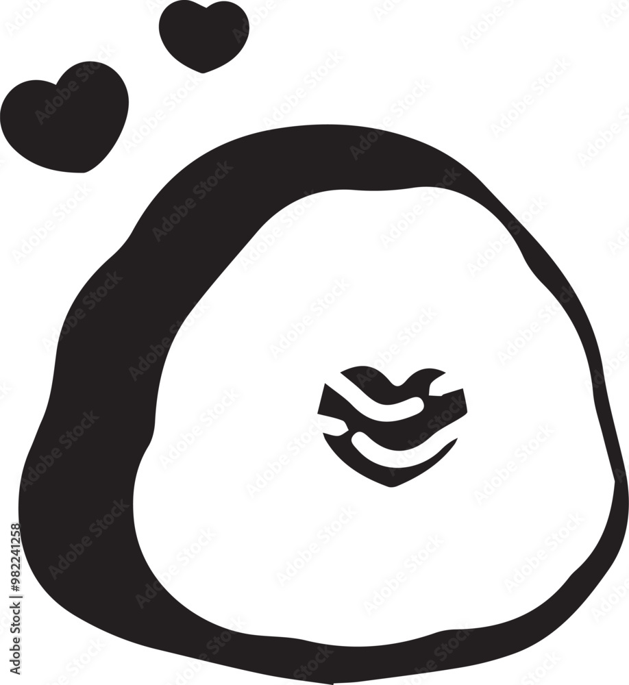 Obraz premium Love icon symbol vector image illustration 