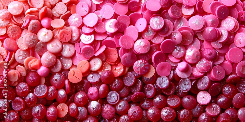 Candy sprinkles isolated on pink background for baking. Candy sprinkles isolated on pink background for baking.