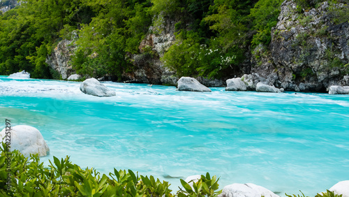 river with crystal clear water