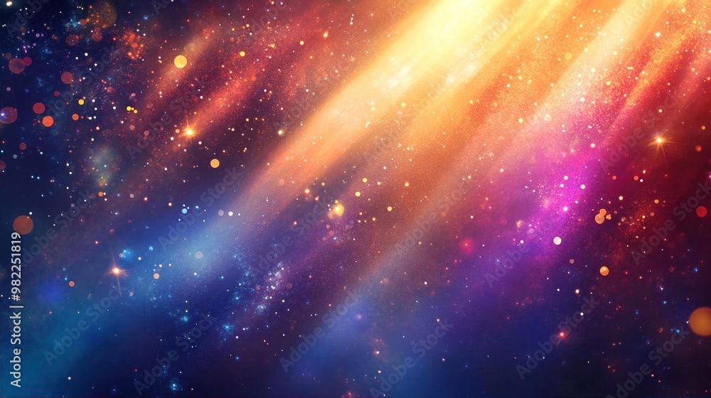 Abstract background with bright lights and glitter. Abstract background with bright lights and glitter.