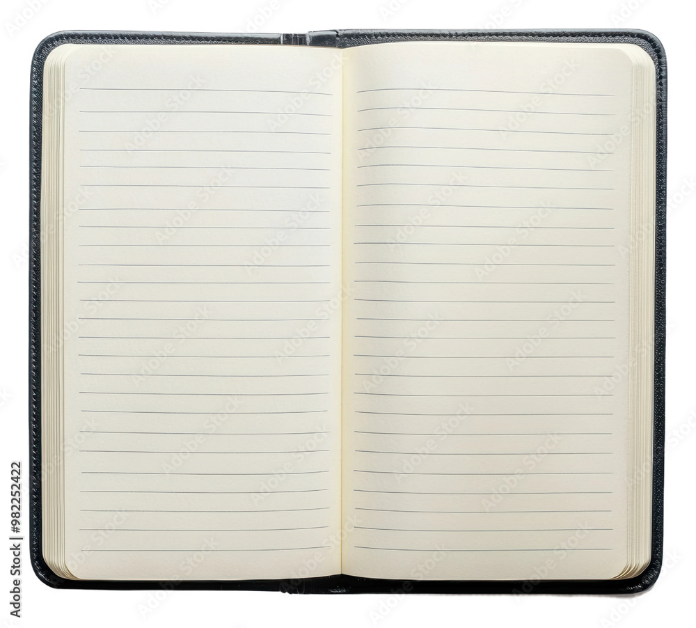 PNG Empty notebook ready for thoughts and ideas PNG Empty notebook ready for thoughts and ideas