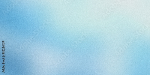 Grainy texture background, featuring with light blue colors with noise texture effect. Ideal for use as a backdrop, header, poster, banner, cover design
