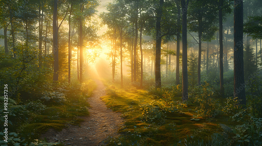 Enchanted Forest Sunrise Enchanted Forest Sunrise