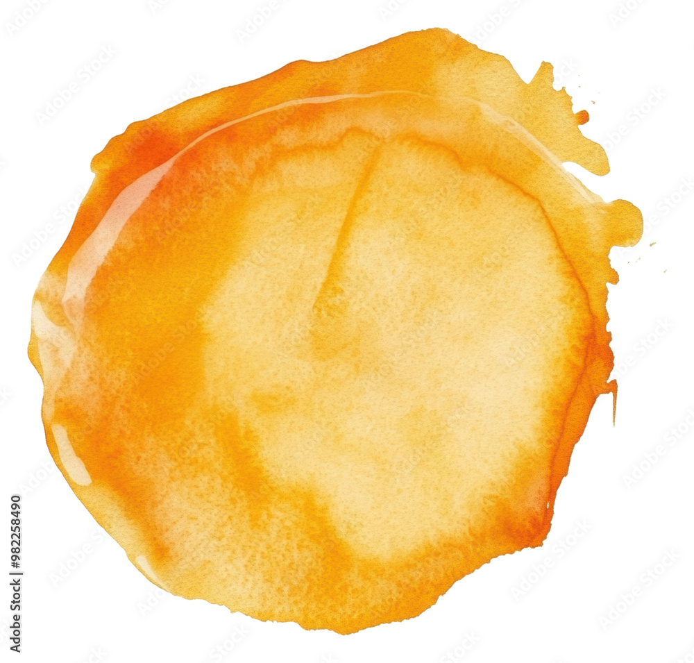 PNG Bright orange circle on white