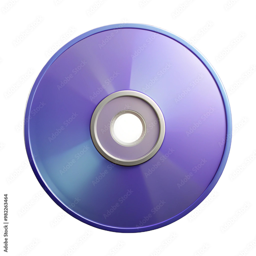Optical Disc 3d cartoon style illustration Optical Disc 3d cartoon style illustration