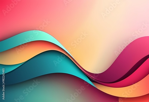 abstract colorful wave background