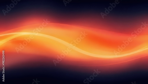 abstract orange background with waves