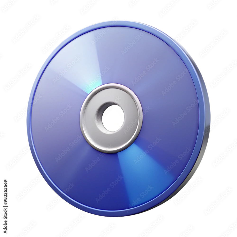 Optical Disc 3d cartoon style illustration Optical Disc 3d cartoon style illustration