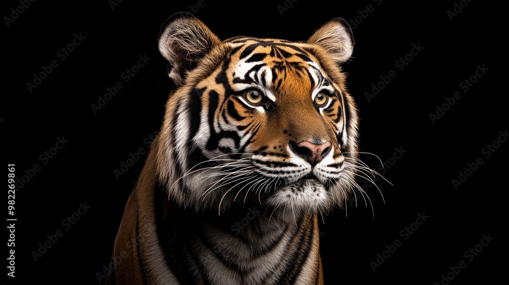 Majestic Tiger Portrait Majestic Tiger Portrait