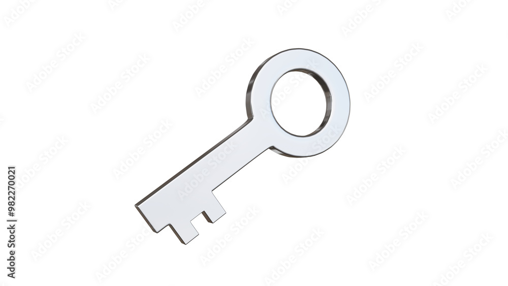 Metal Key Icon for Your Website Metal Key Icon for Your Website