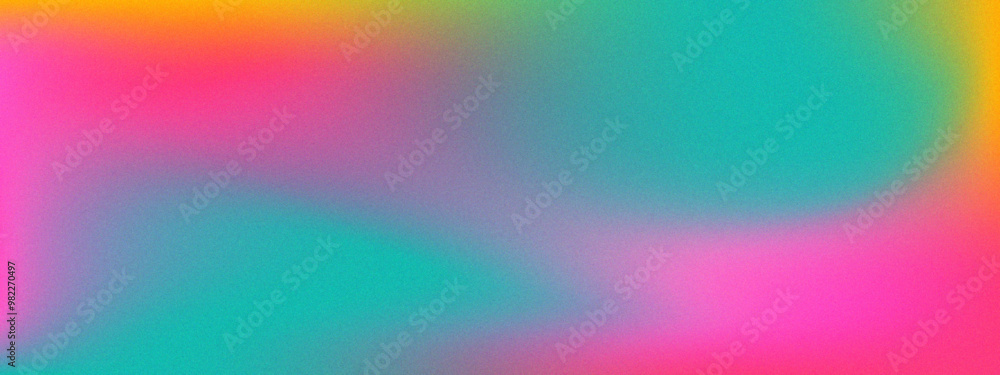 Aesthetic y2k grain gradient background in pink, yellow, green hologram colors. Trendy blurry design cover with noise texture effect illustration. Vector Aesthetic y2k grain gradient background in pink, yellow, green hologram colors. Trendy blurry design cover with noise texture effect illustration. Vector