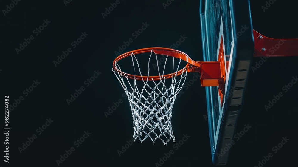 Basketball Hoop Close-Up Basketball Hoop Close-Up