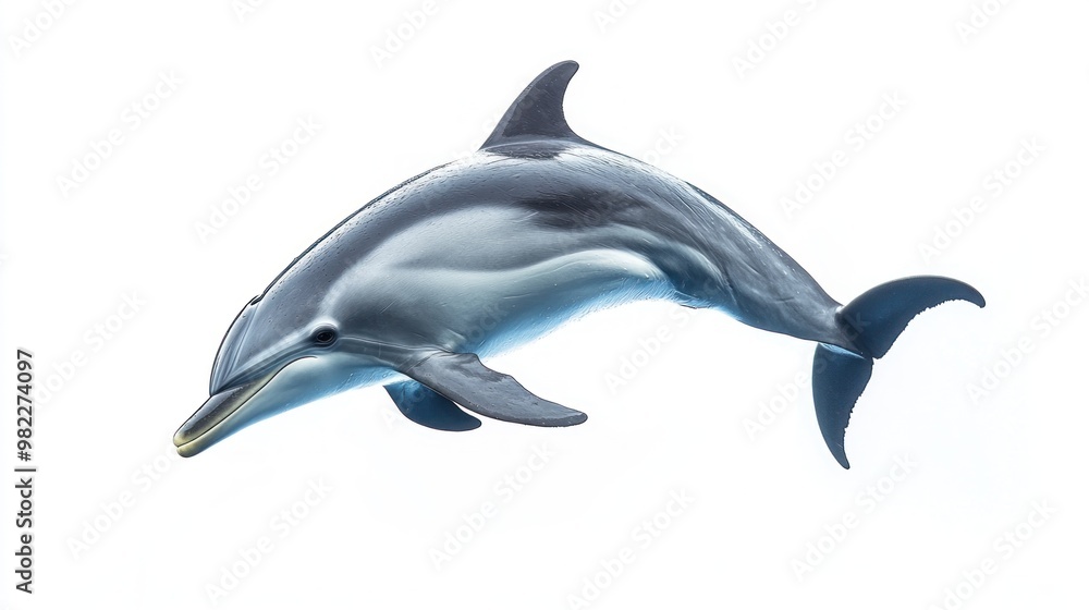 Striped Dolphin Leaping Through the Water Striped Dolphin Leaping Through the Water