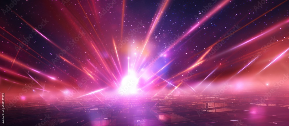 Fototapeta premium Abstract Cosmic Explosion