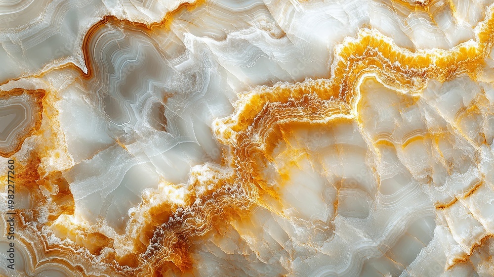 White and Golden Swirling Onyx Stone Texture White and Golden Swirling Onyx Stone Texture