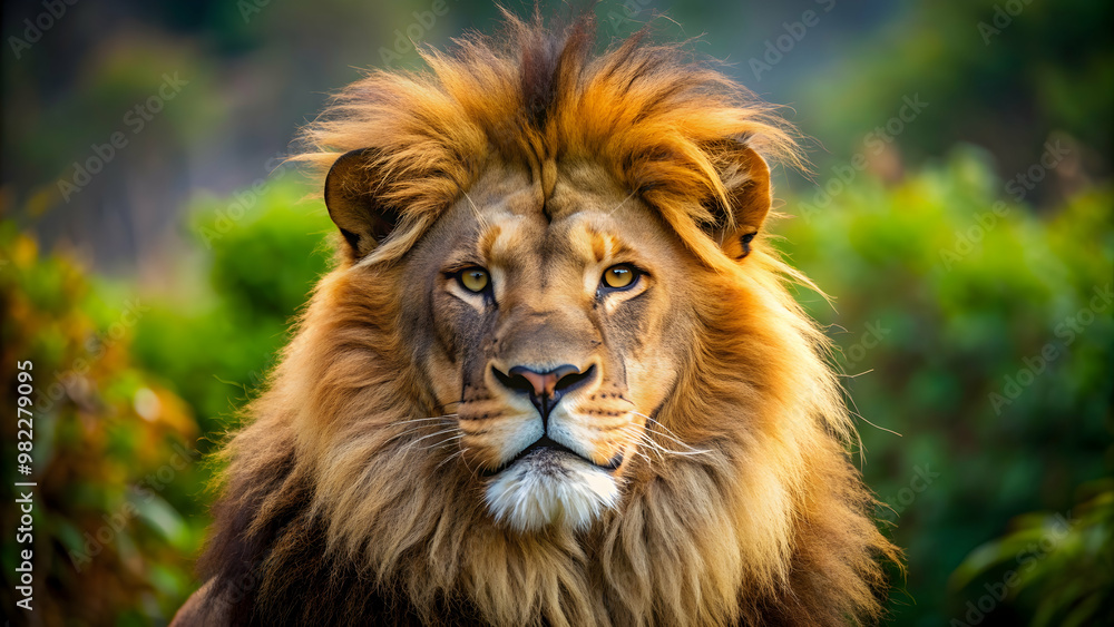 Close-up photo of a majestic lion in the wild, lion, wildlife, nature, predator, animal, safari, wilderness Close-up photo of a majestic lion in the wild, lion, wildlife, nature, predator, animal, safari, wilderness