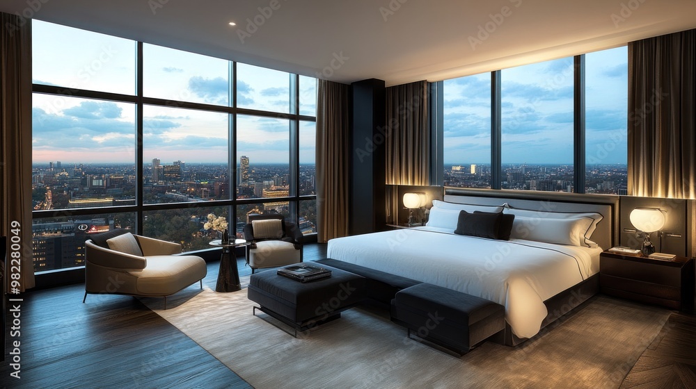 Luxury Hotel Room with City View Luxury Hotel Room with City View