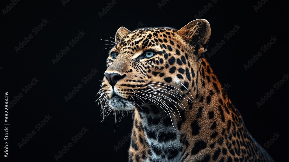 Majestic Leopard Portrait Majestic Leopard Portrait