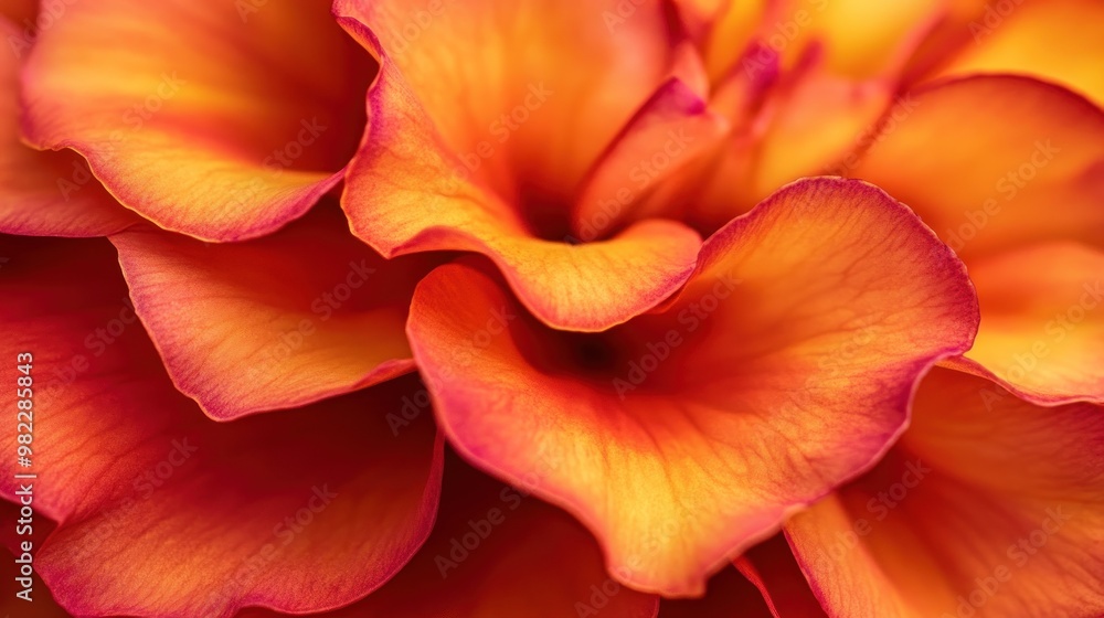 Closeup of an Orange Flower Closeup of an Orange Flower