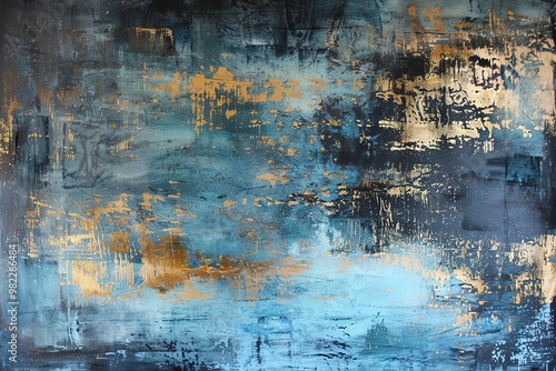 Wallpaper Mural Abstract painted canvas. Oil paints on a palette. Colorful background Torontodigital.ca