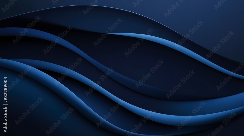 Fototapeta premium abstract blue wave