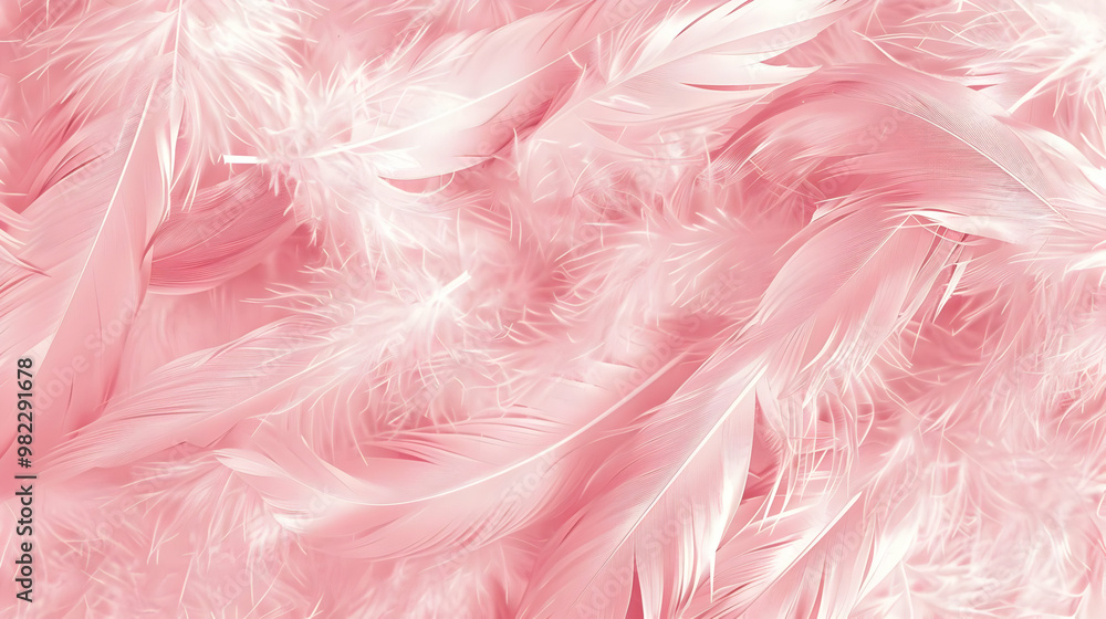 Abstract Pink Feather Background, Delicate Soft Feathers Close-up, Blurry Bokeh Texture, Light and Airy Feather Pattern Abstract Pink Feather Background, Delicate Soft Feathers Close-up, Blurry Bokeh Texture, Light and Airy Feather Pattern