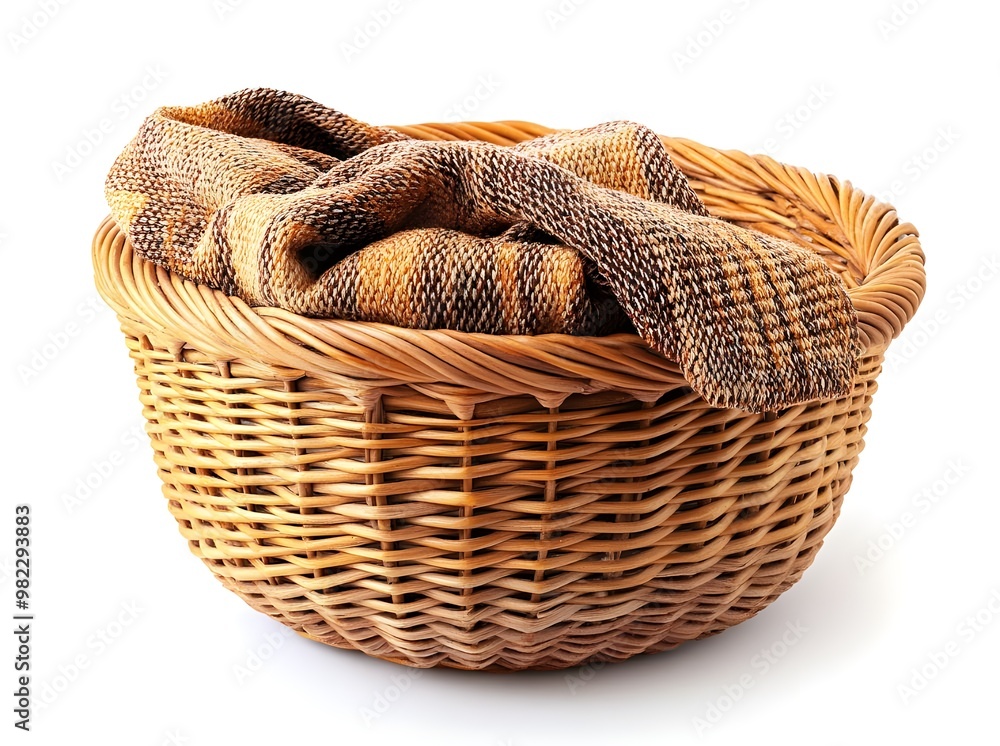 Obraz premium a basket with a blanket in it