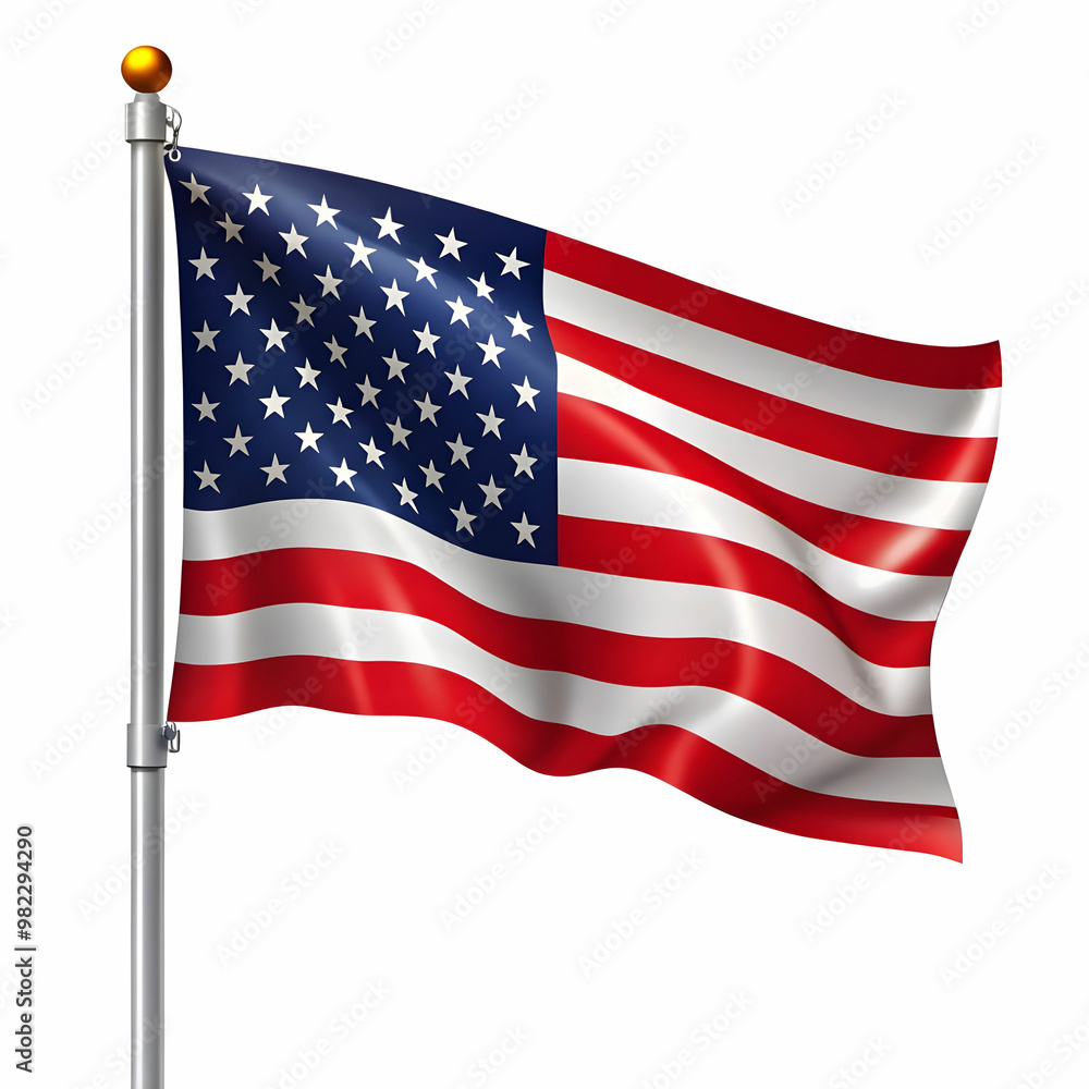 Obraz premium american flag or the usa flag png
