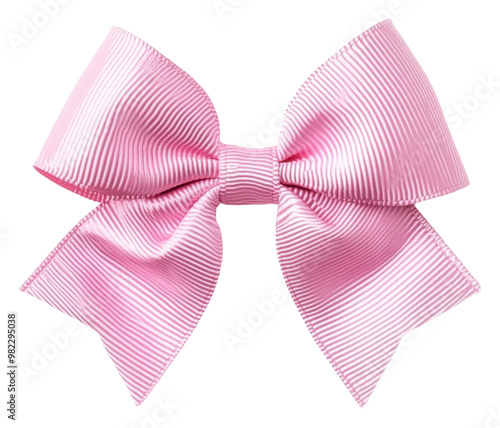 PNG Pink ribbon bow for crafts and decorations photo