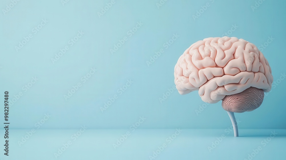 Effects of ischemic stroke on different brain regions, educational diagram Effects of ischemic stroke on different brain regions, educational diagram