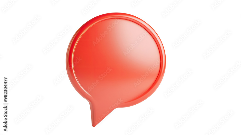 Speech bubble icon on white transparent background Speech bubble icon on white transparent background