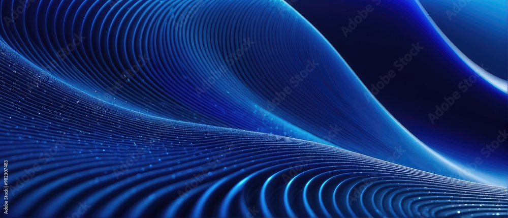 Abstract Blue Wave Abstract Blue Wave