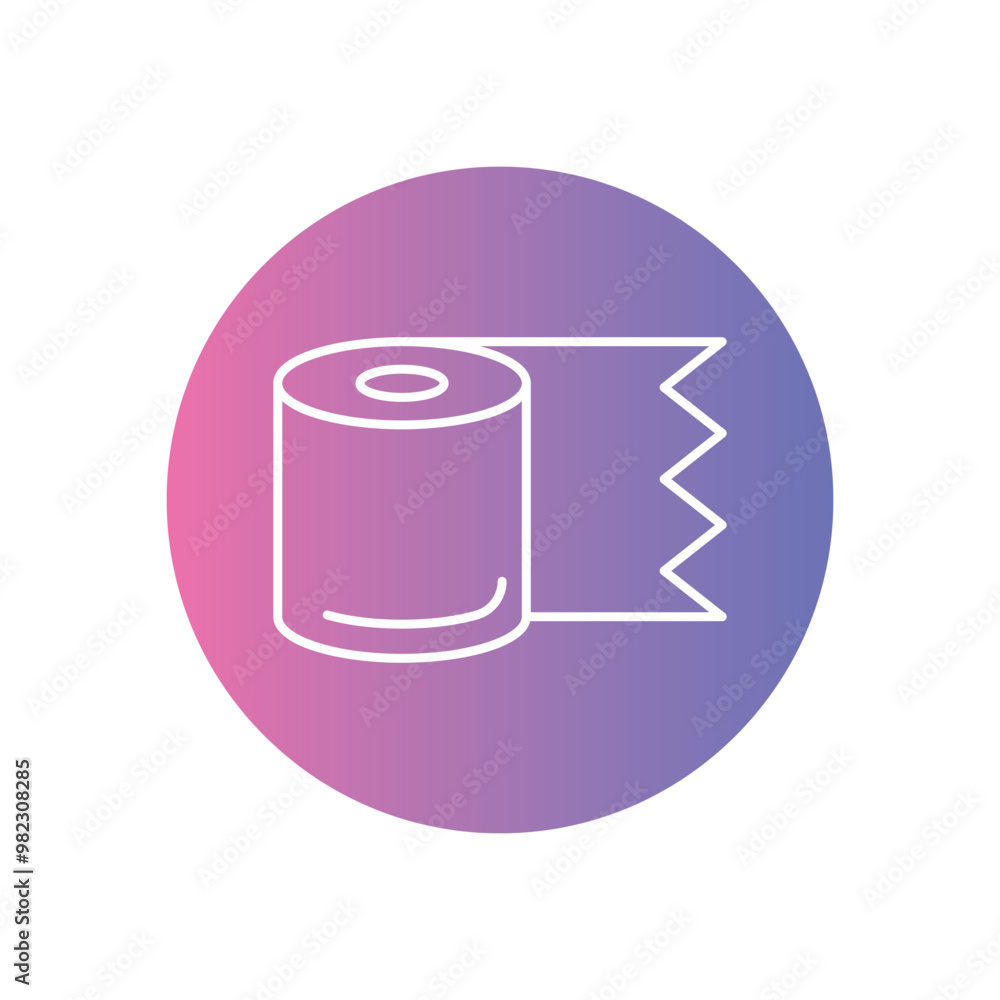 Bandage Roll vector icon stock illustration Bandage Roll vector icon stock illustration