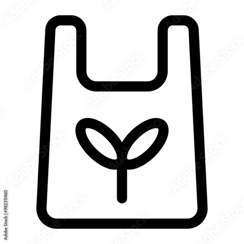 Bag nature icon