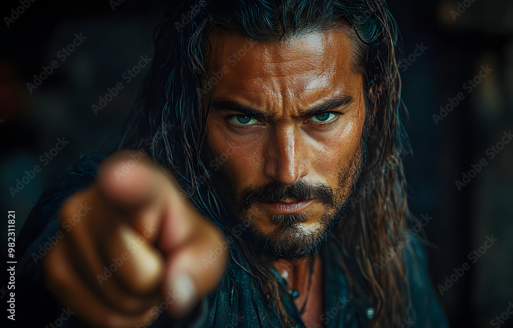 “A Photograph Depicting an Angry Man with Long Hair”
“A Photograph Depicting an Angry Man with Long Hair”
