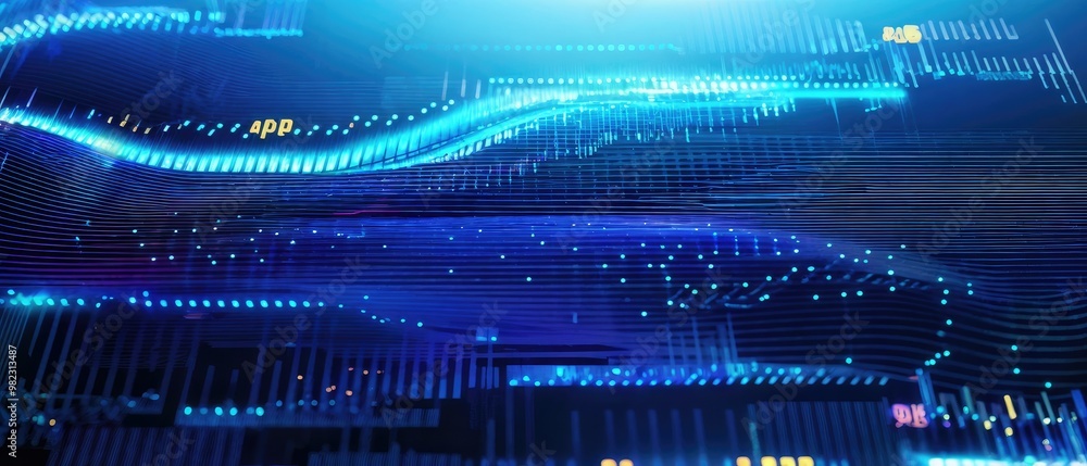 Abstract Digital Data Visualization Abstract Digital Data Visualization