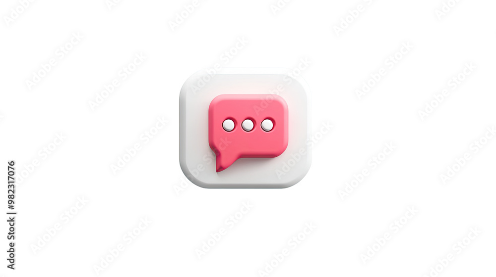 Speech bubble icon on white transparent background Speech bubble icon on white transparent background
