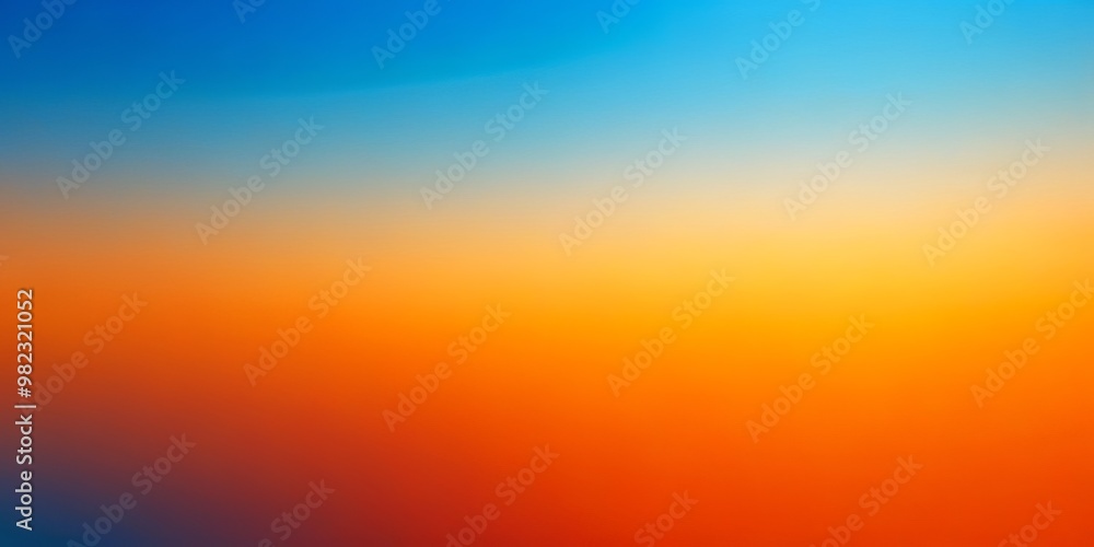 Softly shifting vibrant orange hues blend seamlessly into calming blue tones, creating a mesmerizing gradient with Softly shifting vibrant orange hues blend seamlessly into calming blue tones, creating a mesmerizing gradient with