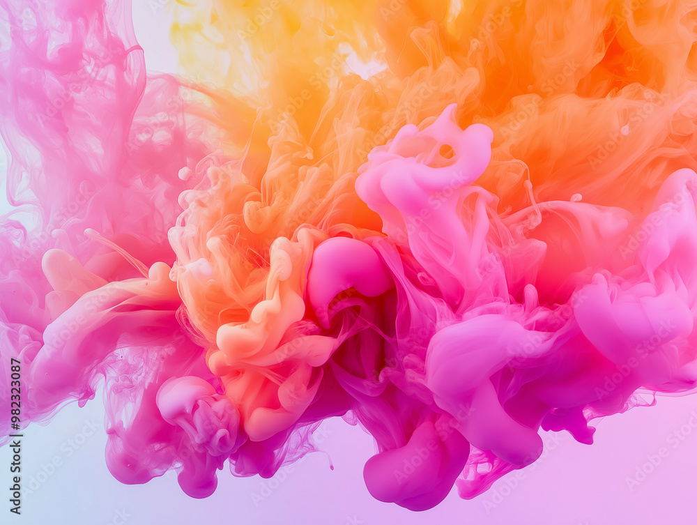 Fototapeta premium A high quality background showcasing flowing ink techniques