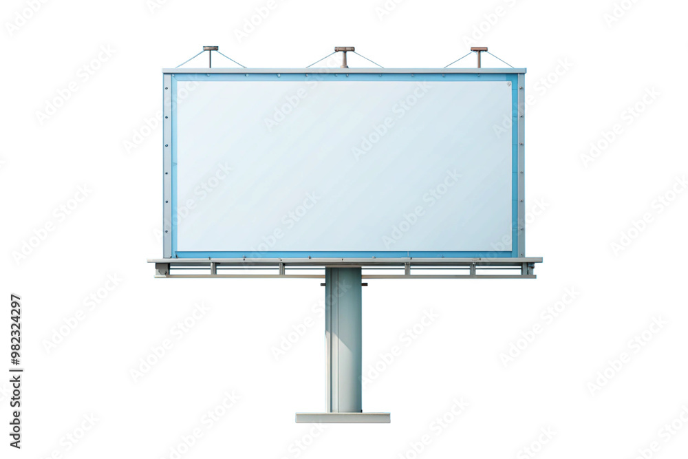 Obraz premium blank billboard transparent background