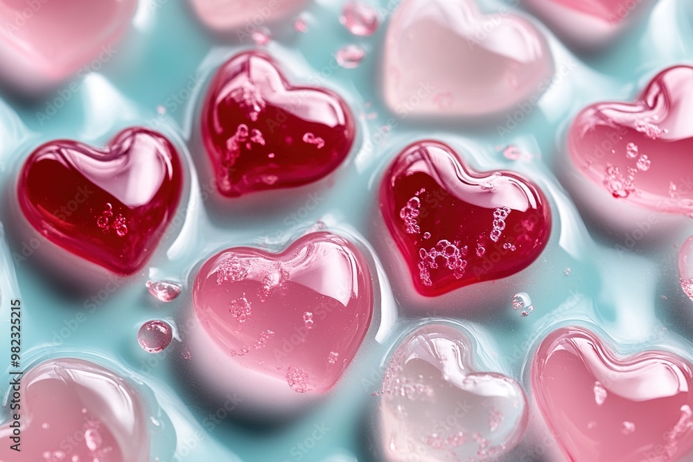 Obraz premium Small jelly hearts