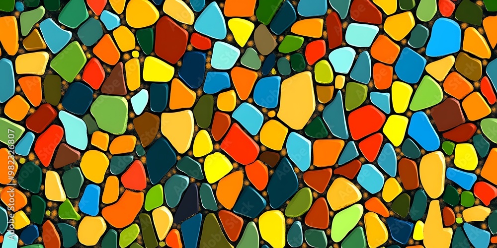 Colorful Mosaic Stained Glass Geometric Abstract Banner
Colorful Mosaic Stained Glass Geometric Abstract Banner